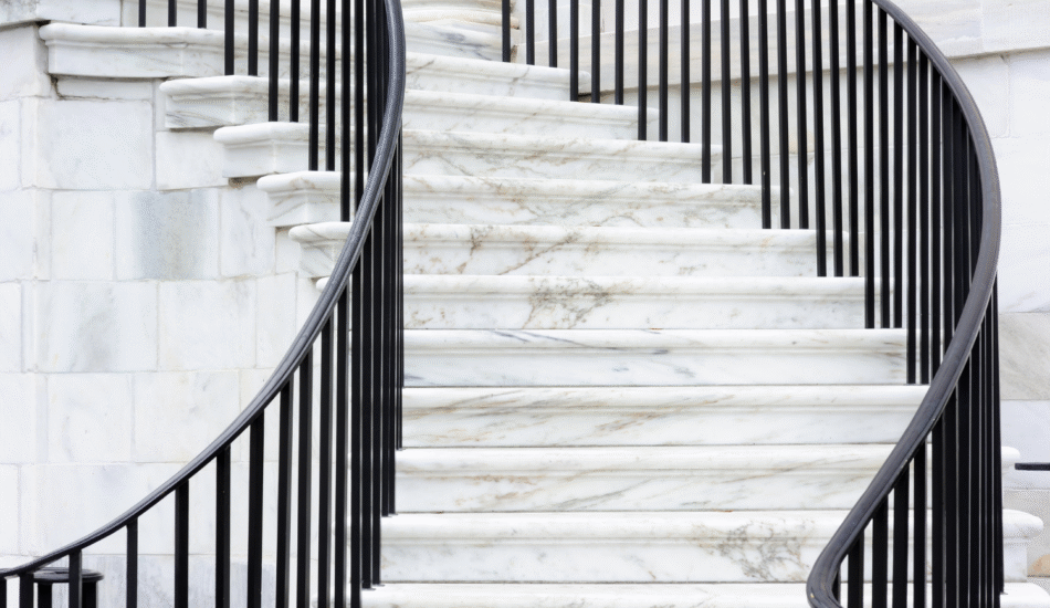 marble stairs