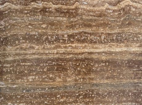 Close-up texture of chocolate travertine stone