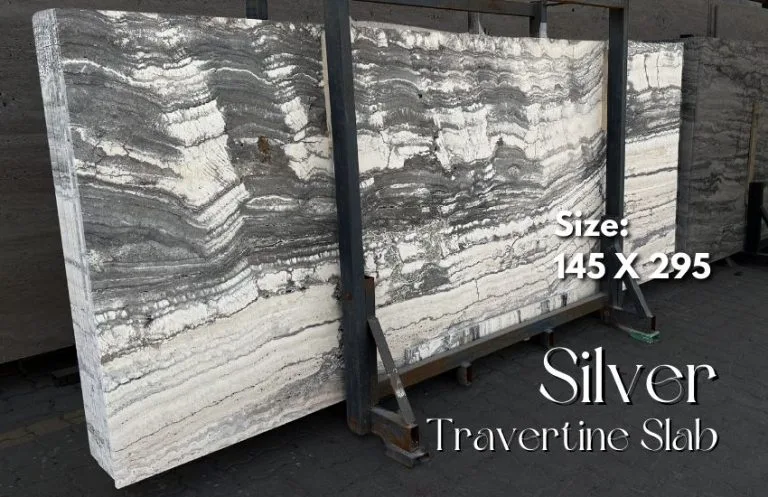 Silver Travertine Slab S